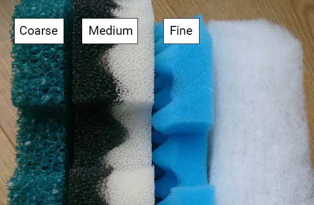 canister filter foams