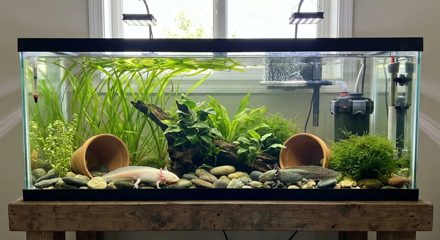 Axolotl Tank Setup Guide From Empty Tank To Cycled Habitat In 7 Steps 