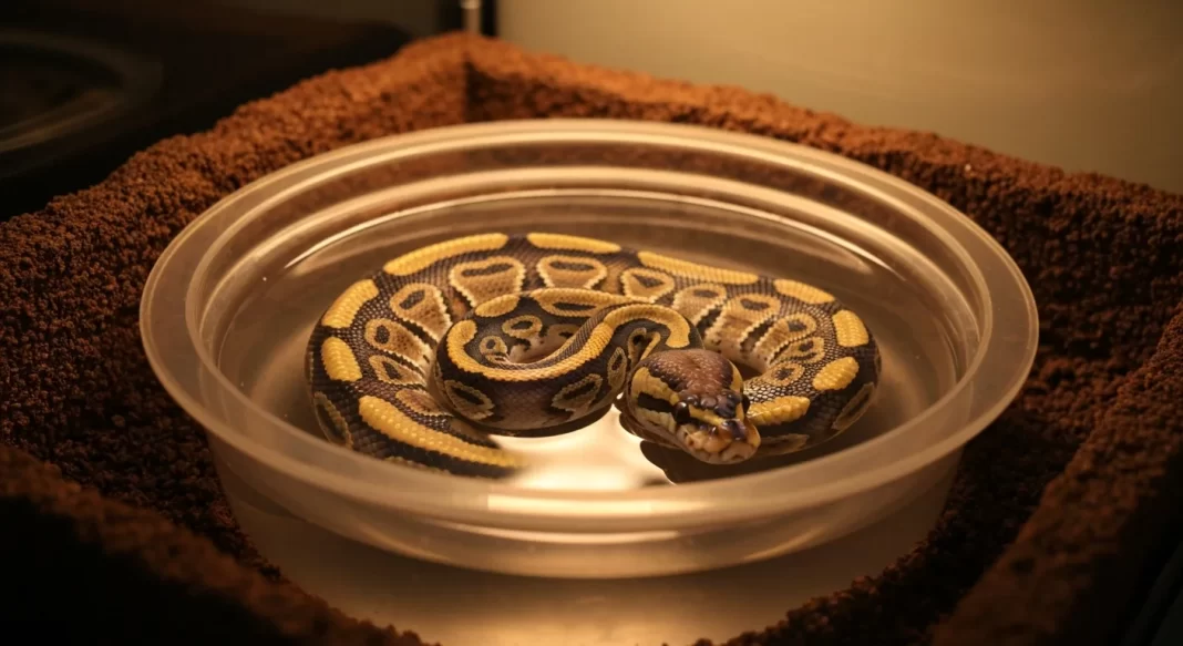 Ball Python Water Bowl: Size, Placement, Soaking, and Hydration Signs