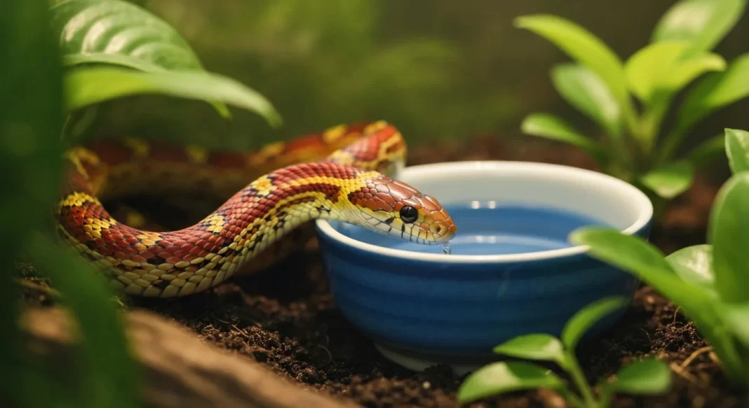 Corn Snake Water Bowl: Size, Placement, Soaking, and Hydration Signs