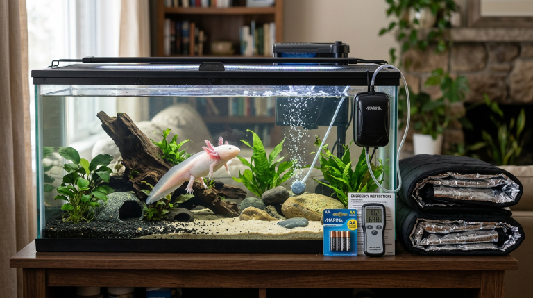 Axolotl Power Outage Plan Explained: Keeping the Water Cool, Oxygenated ...